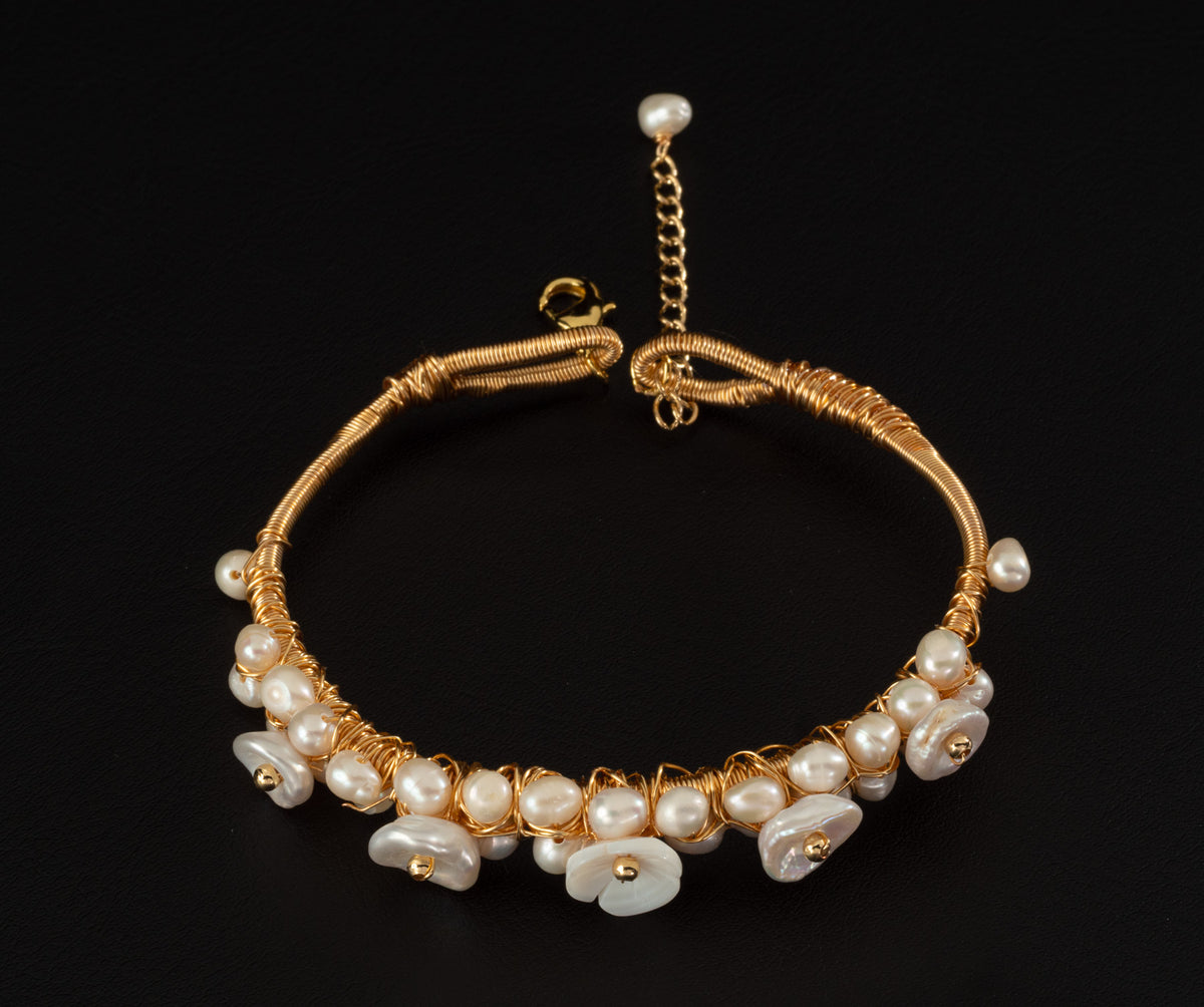Blake pearl bracelet by Lululux Pearls