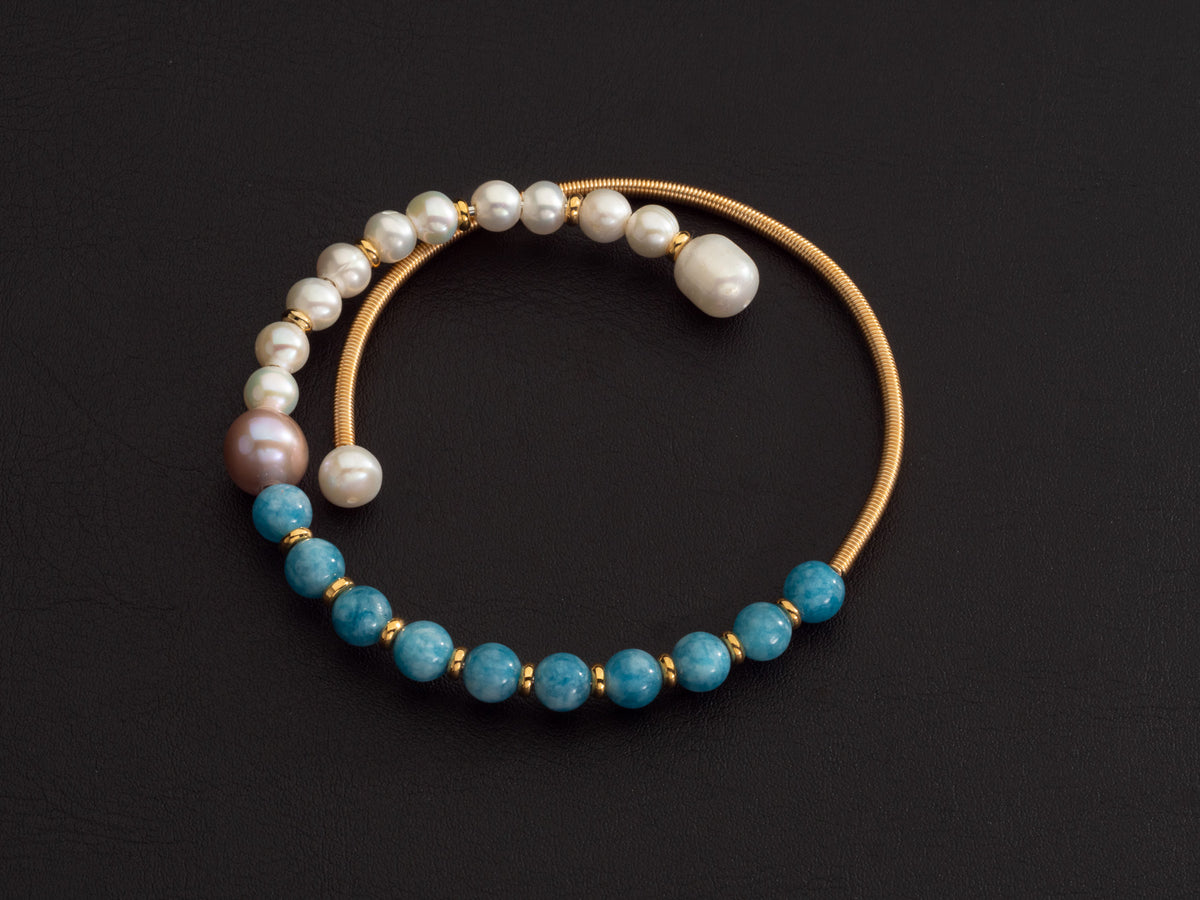 Emilia pearl bracelet by Lululux Pearls