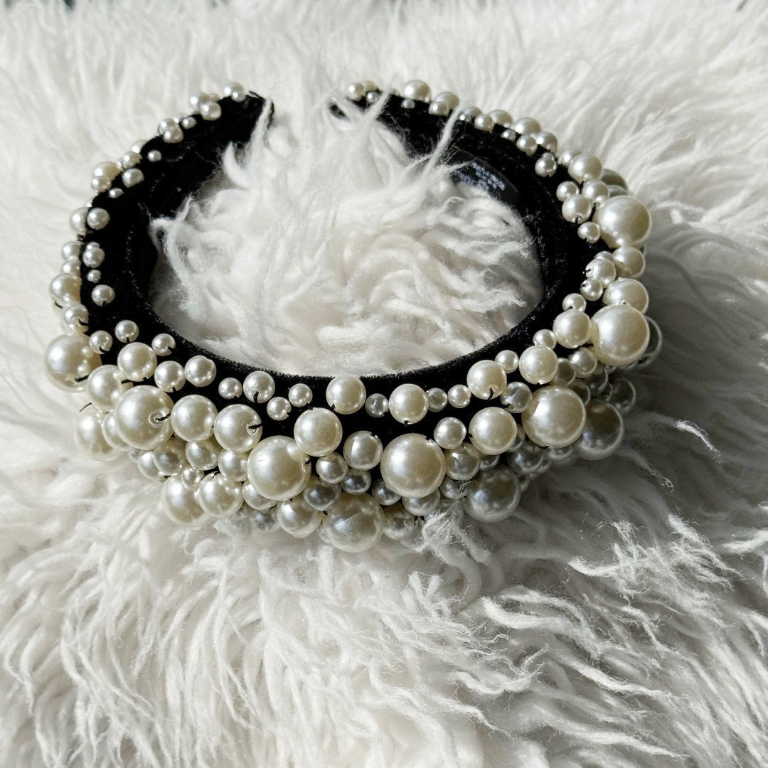 Bubbles headband by Lululux Pearls