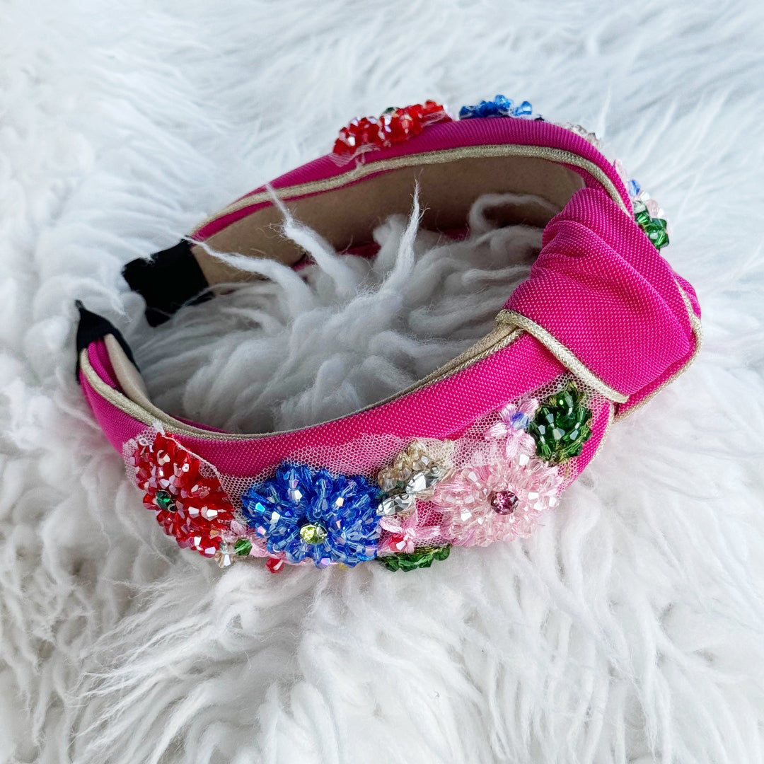 Peony headband by Lululux Pearls